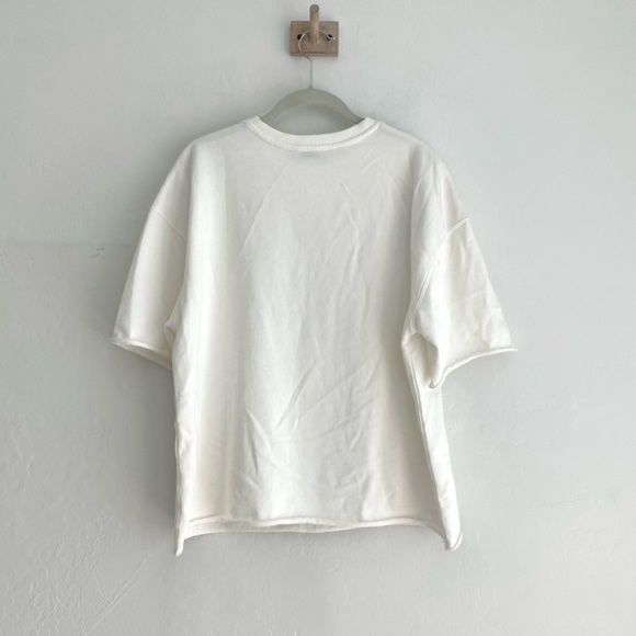 Zara short sleeve interlock sweatshirt - Picture 3 of 16